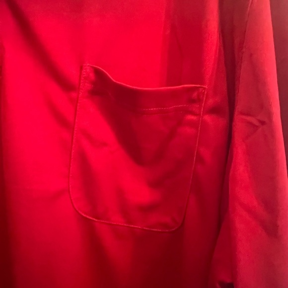 NWT- 🇺🇸 Dickies Red Men’s Collared Polo Pull Over Size 5X - Picture 7 of 8